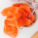 Vorschaubild Spieltuch Seide orange mittel 89 x 89 cm