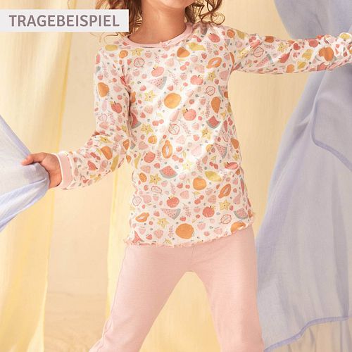 Schlafanzug People Wear Organic langarm Motiv