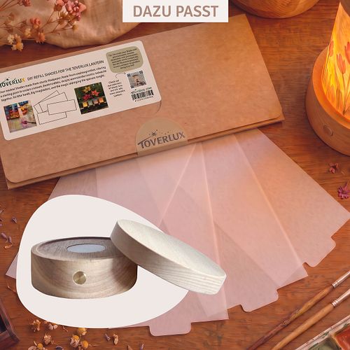 DIY Lampenschirme für Laterne - Neutral