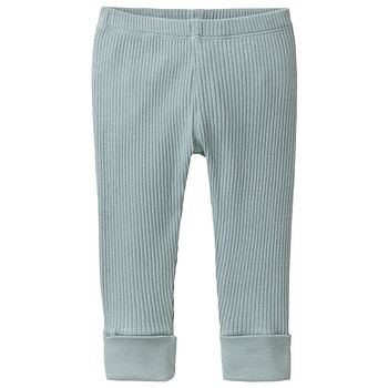 Edle Ripp Leggings petrol