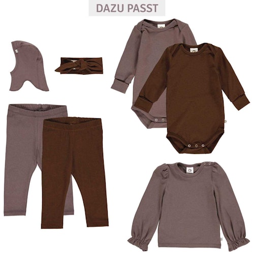Edles Haarband uni braun