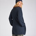 Vorschaubild Längere weite Damen Strickjacke