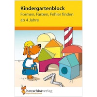 Kindergartenblock „Formen, Farben, Fehler finden“ ab 4 Jahre