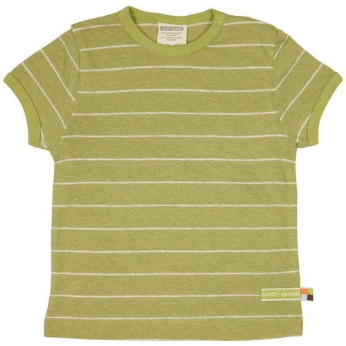 Leichtes Leinen Shirt kurzarm Streifen