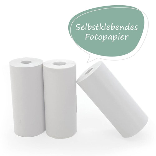 3er Pack Thermodruckrolle Artist Kamera selbstklebend