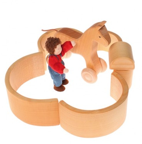 Mittlerer Steckbogen natur 17 cm - 6 Teile