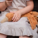 Vorschaubild Gans klein Dinkelspreu Kuscheltier Wärmekissen rost