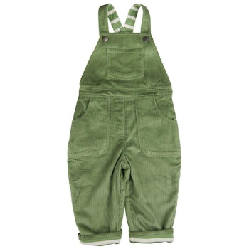 Cord-Latzhose basil
