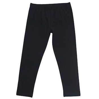 Elastische Uni Basic Leggings dunkellila