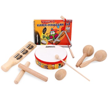 XXL Percussion-Set ab 3 Jahre – 6-teilig + Buch & CD