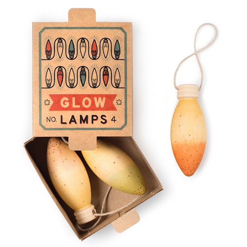 Holz Ornamente Weihnachtsbaumschmuck Glow Lamps