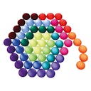 Vorschaubild Matte Funkelsteine 60 Stück