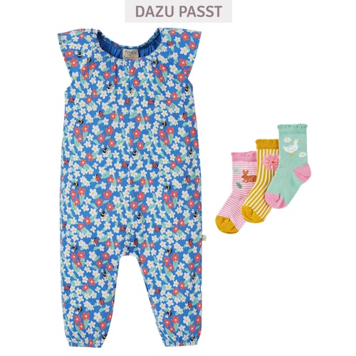 Leichter Sommer Strampler Punkte