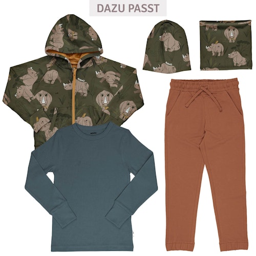 Edles Langarmshirt Rippe