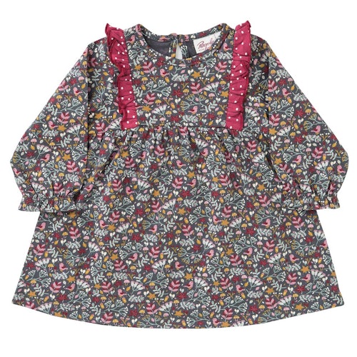 Kleid langarm Winterwald