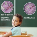 Vorschaubild Öko Armbanduhr Schulanfänger Lila