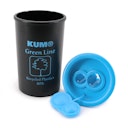 Vorschaubild Doppelanspitzer recyceltem Kunststoff - Aufdruck blau