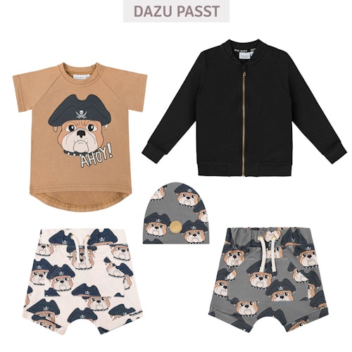 Shorts Kängurutaschen Hund