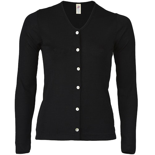Damen Wolle Seide Cardigan