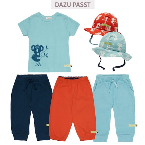 Weiches T-Shirt Rippe Känguru