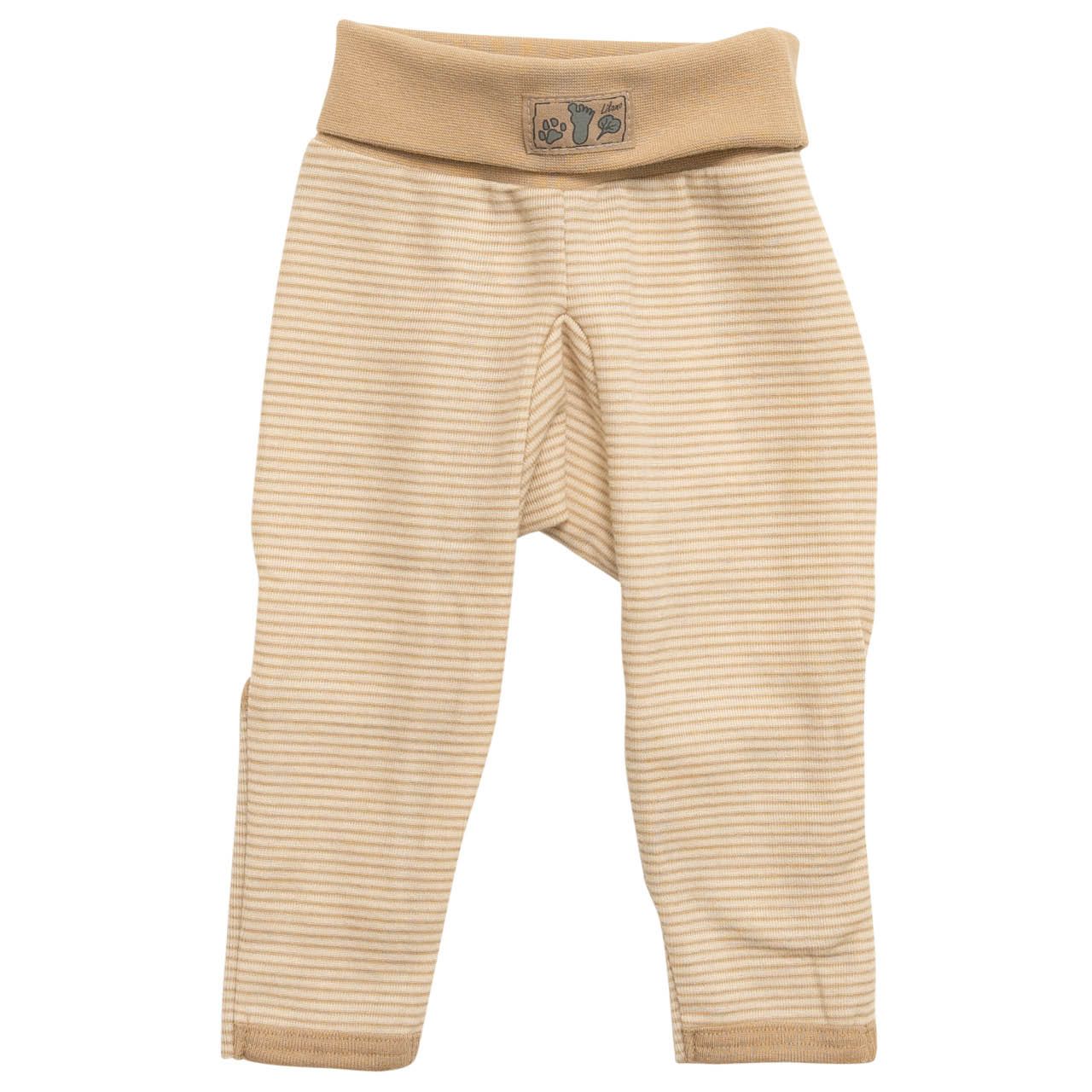 Freizeithose Lilano Wolle/Seide Bündchen Motiv