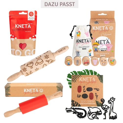 Rote Knete ab 1 Jahr, 100g Beutel