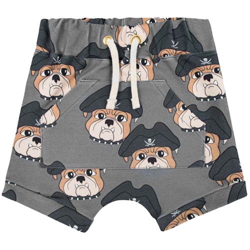 Shorts Kängurutaschen Hund