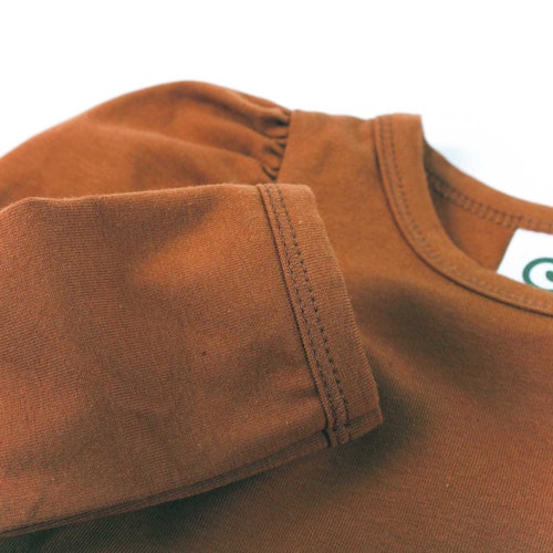 Langarmbody Puffärmel Blumenprint