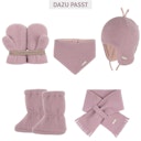 Vorschaubild Steckschal Wolle 70 cm ca. 1-3 Jahre mauve