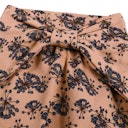 Vorschaubild Edle Krabbelhose Schleife Blumen