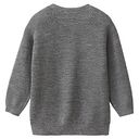 Vorschaubild Merino Strick Pullover silbergrau melange 98/104