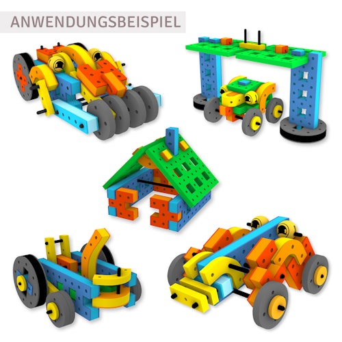 Kreatives Bauset aus Schaumstoff 84 Teile - Voyager