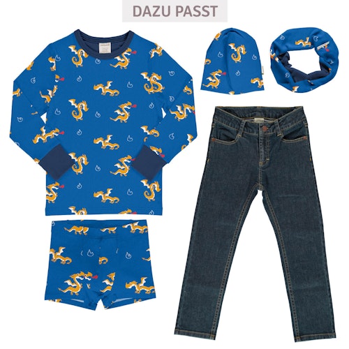 Weiches Langarmshirt mit Alloverprint 