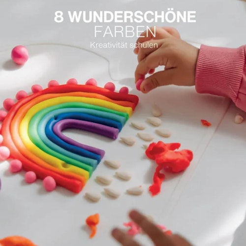 KNETÄ® Set aus Knete, Stempeln und Rolli