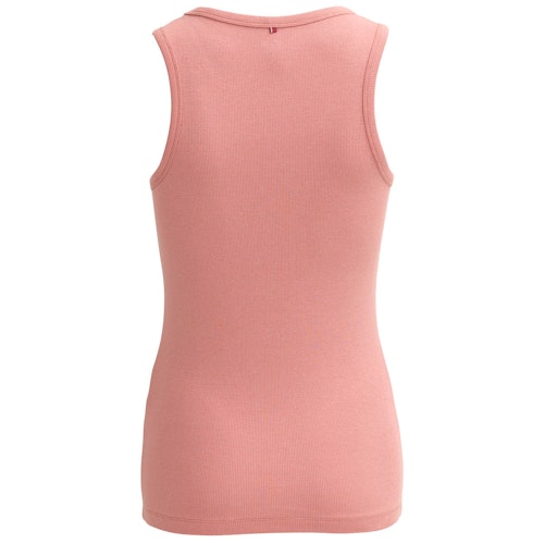 Damen Tank Top Rippe rosa