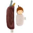 Vorschaubild Zweitilige Babyrassel Eichenbaby im Rindenbett