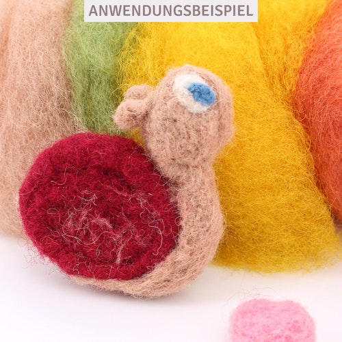 Trocken-Filzen Komplett-Bastelset inkl. 8 Farben