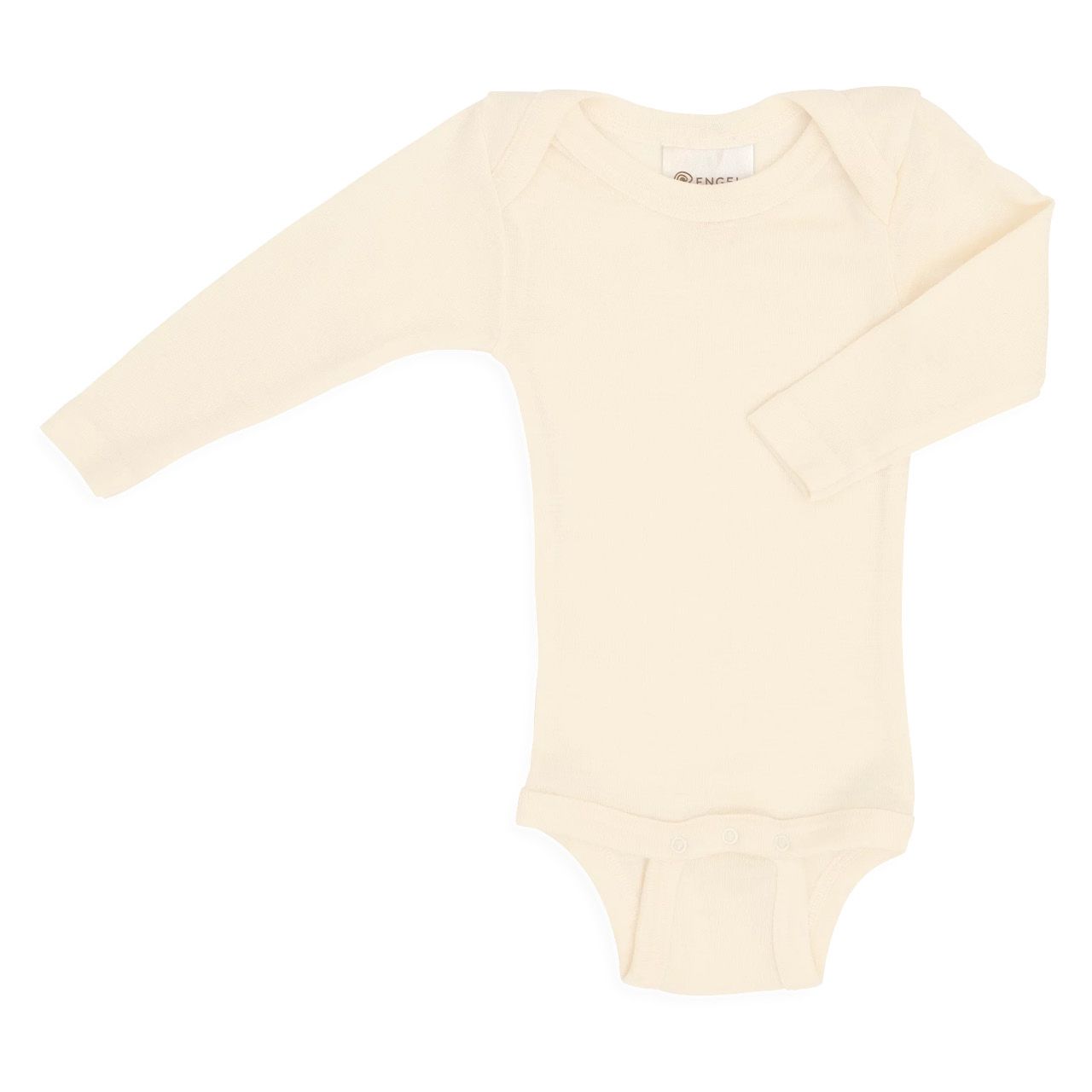 Body Engel Natur Wolle langarm