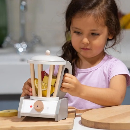 Smoothie Mixer Holz – Spielküchen-Zubehör