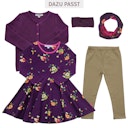 Vorschaubild Blumen Schlauchschal zum Wenden