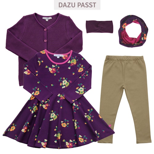 Blumen Schlauchschal zum Wenden