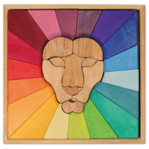 Bauspiel Regenbogenlöwe – 27 Teile