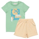 Vorschaubild Sommer Kinder Schlafanzug kurz Hippo