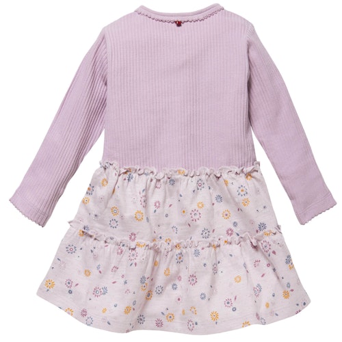 Weiches Rippe Langarmkleid