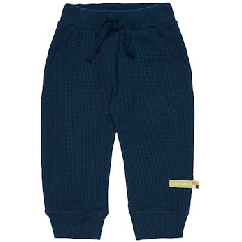 Griffige Hose Waffelstruktur navy