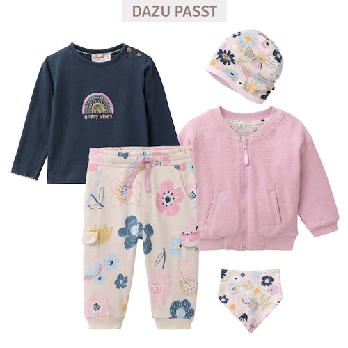 Süßes Langarmshirt Frühlingsprint