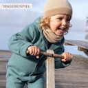Vorschaubild Melierter Strick Woll Schlauchschal anliegend ab 1-10 Jahre