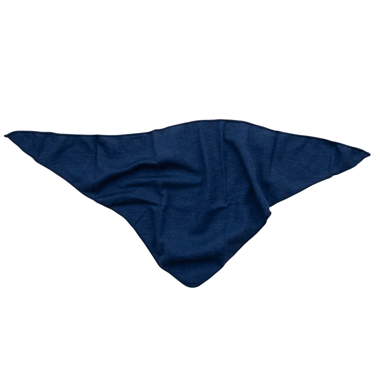 Dreiecktuch Wolle Seide marine 61x27 cm