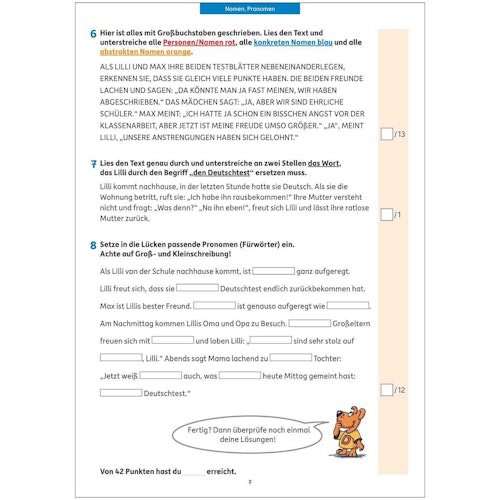Deutsch Übungsheft Lernzielkontrollen 3. Klasse