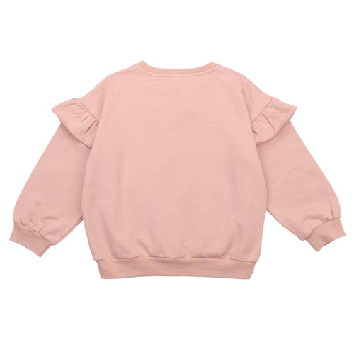 Sweatshirt mit Rüschen